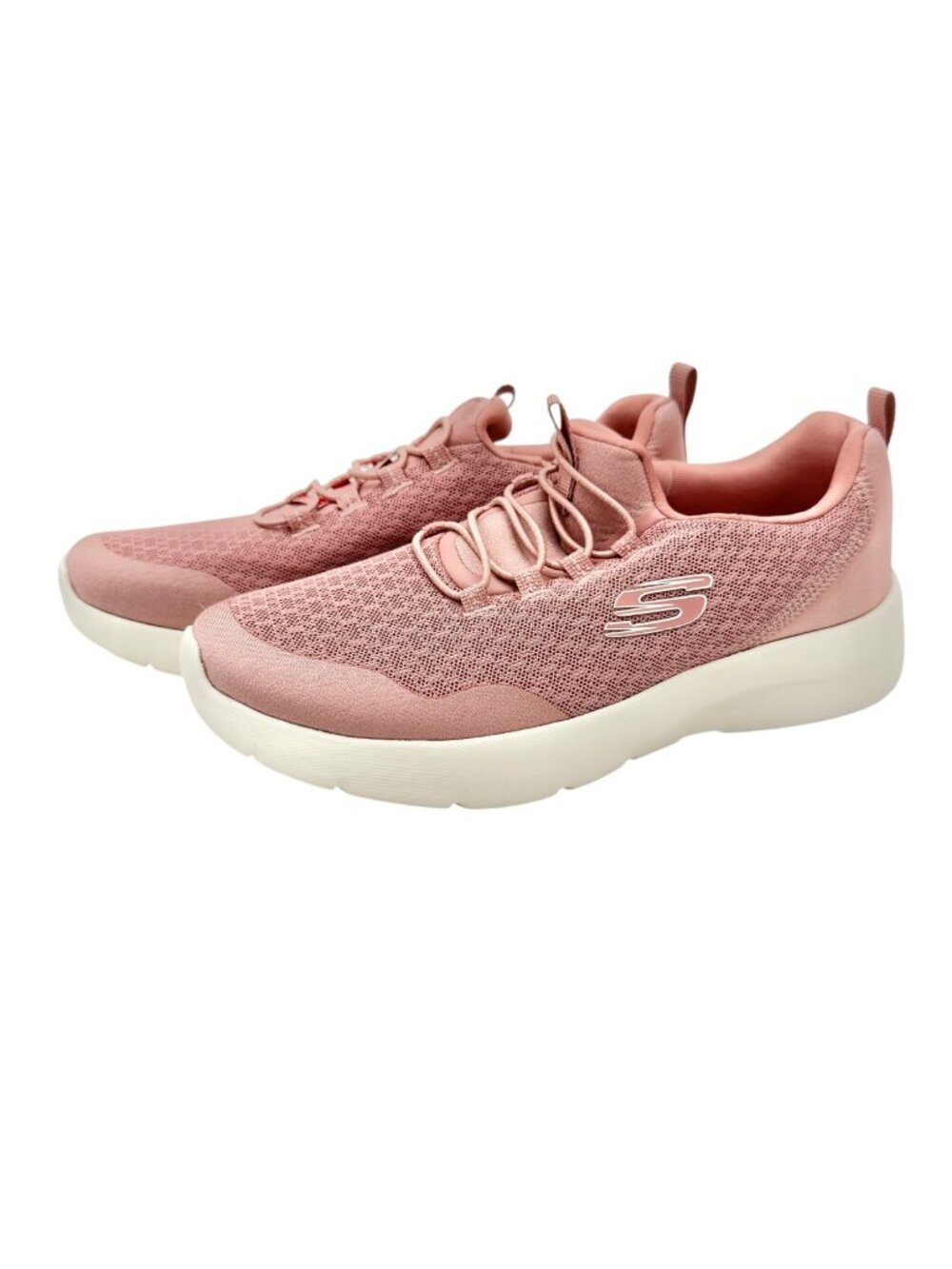 Skechers Memory Foam Slip On Sneakers Womens US 7 Pink Lightweight Comfort Shoes